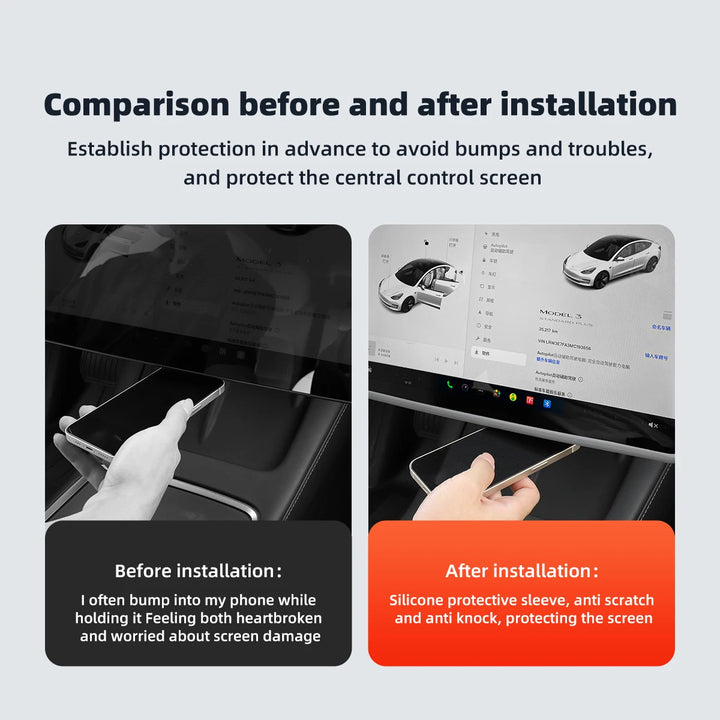 Central Control Navigation Screen Protector for Tesla Model 3/Y is available at Ludicrous EV.
