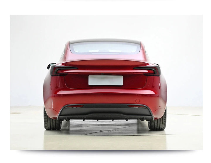 Smoked Black TPU Transparent Headlamp Protective Film for Tesla Model 3 Highland 2024 is available at Ludicrous EV.