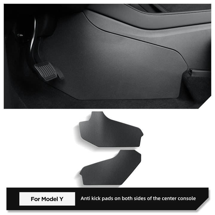 Central Control Side Defense Kick Pad for Tesla Model Y is available at Ludicrous EV.
