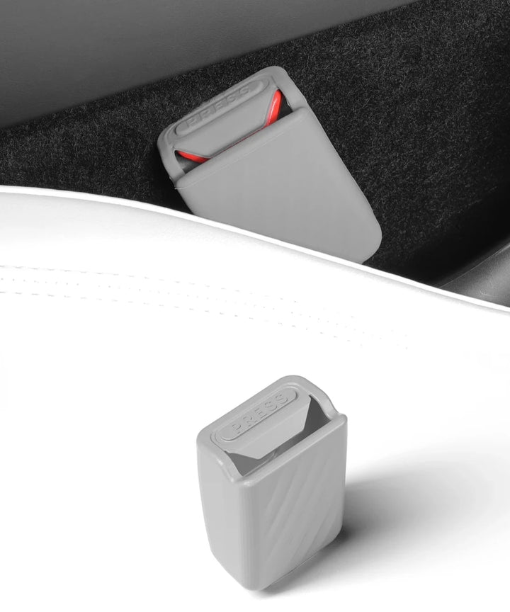 Seat Belt Buckle Protective Cover & Decorative Cover For Tesla Model Y 2024 is available at Ludicrous EV.
