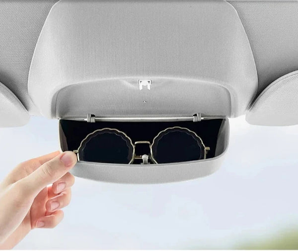 Sunglass Sun Visor Clip - Interior Accessory for 2024 Tesla Model 3/Model Y/Model 3+ Highland at Ludicrous EV.