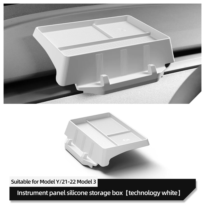 Instrument Panel Storage Box & Dashboard Organizer Tray For Tesla Model Y 2024 is available at Ludicrous EV.