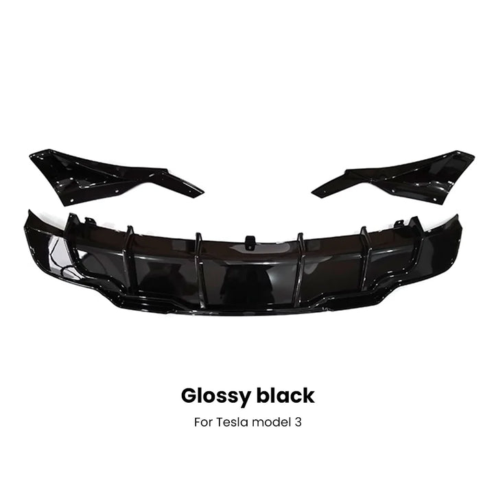 Glossy Black Body Kit for Tesla Model 3/Model Y (2017-2023) is available at Ludicrous EV.