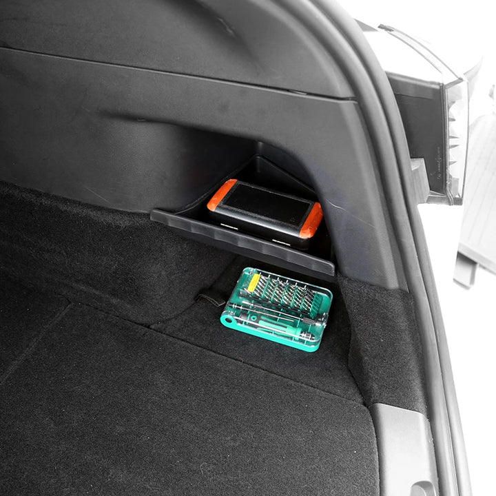 TPE Left/Right Upper Trunk Storage Partition for Tesla Model Y is available at Ludicrous EV.
