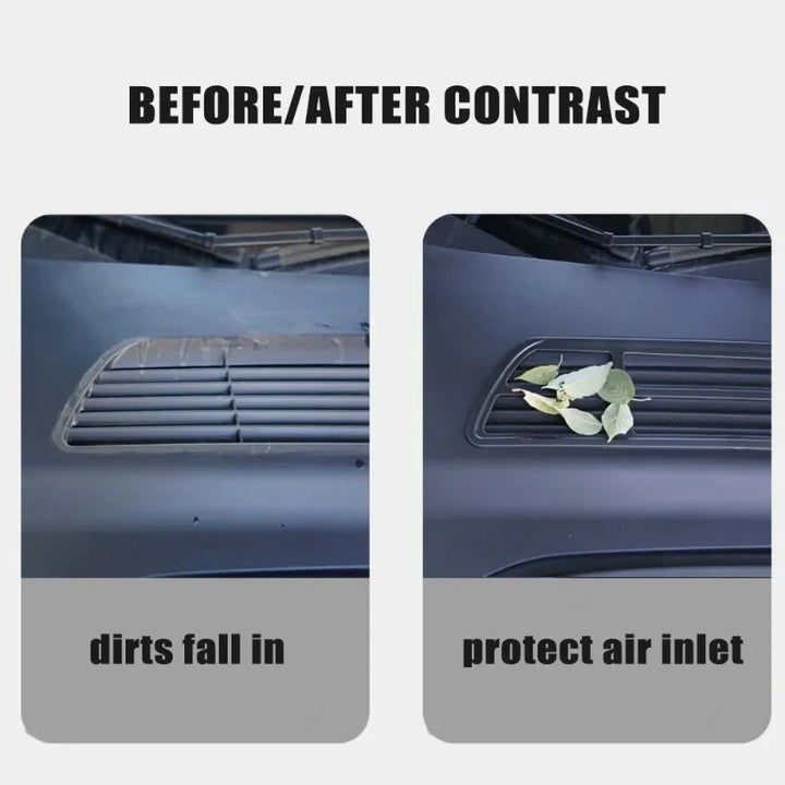 Air Inlet Protection Cover, Insect-Proof Net for Front Trunk Air Intake for Tesla Model 3/Model Y is available at Ludicrous EV.
