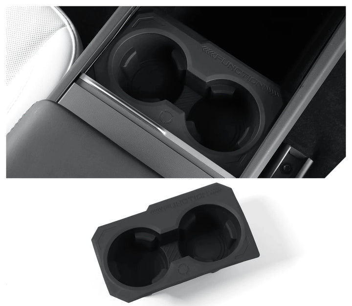 Car Interior Silicone Cup Holder Storage Box Central Control Drink Organizer for Tesla Model 3 Highland 2024 is available at Ludicrous EV.
