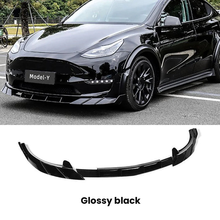 Carbon Fiber Body Kit Front Bumper Lip Rear Spoiler for Tesla Model Y (2021-2023) is available at Ludicrous EV.