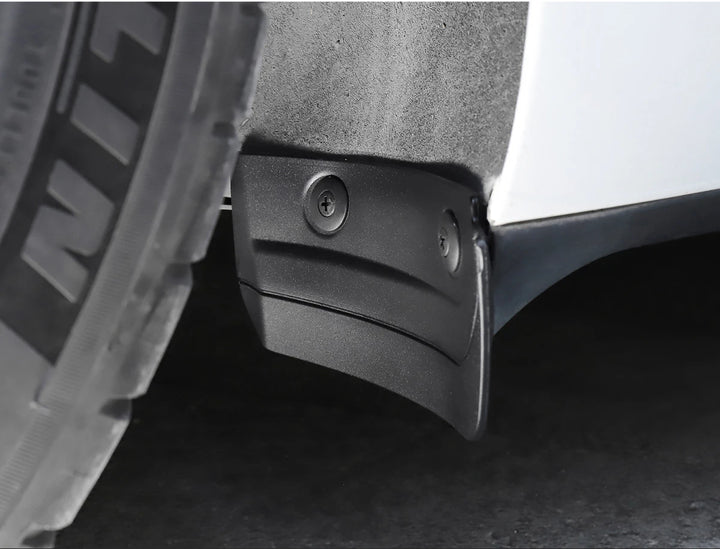 Invisible Mud Fenders for Tesla Model Y 2020-2024 is available at Ludicrous EV.