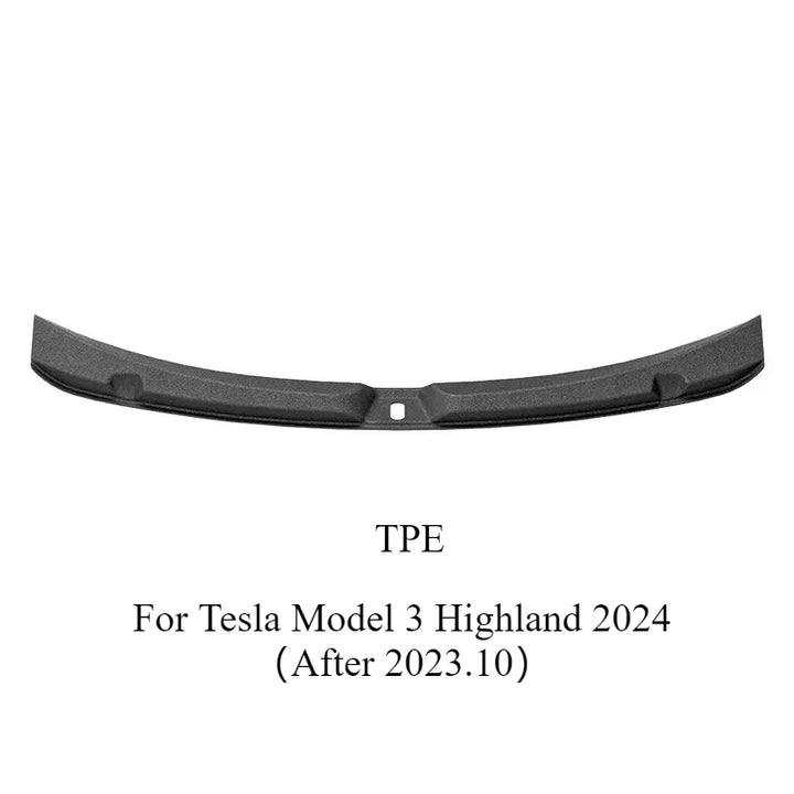 TPE Trunk Threshold Strip for Tesla Model 3 Highland 2024 is available at Ludicrous EV.