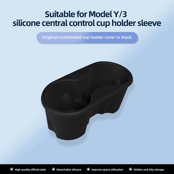 Central Control Armrest Storage Box for Tesla Model 3/Y 2023 is available at Ludicrous EV.