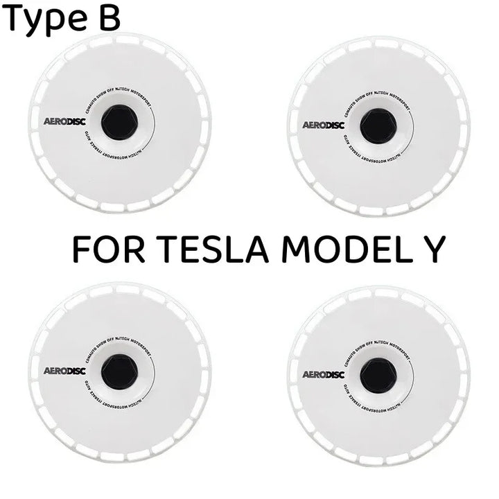 4PCS 19-Inch High-Performance Wheel Hubcaps, Full Rim Covers for Tesla Model Y 2019-2023 is available at Ludicrous EV.