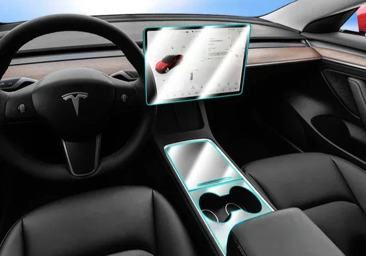 Anti-Scratch TPU Transparent Film for Central Control for Tesla Model 3 Highland 2024 is available at Ludicrous EV.
