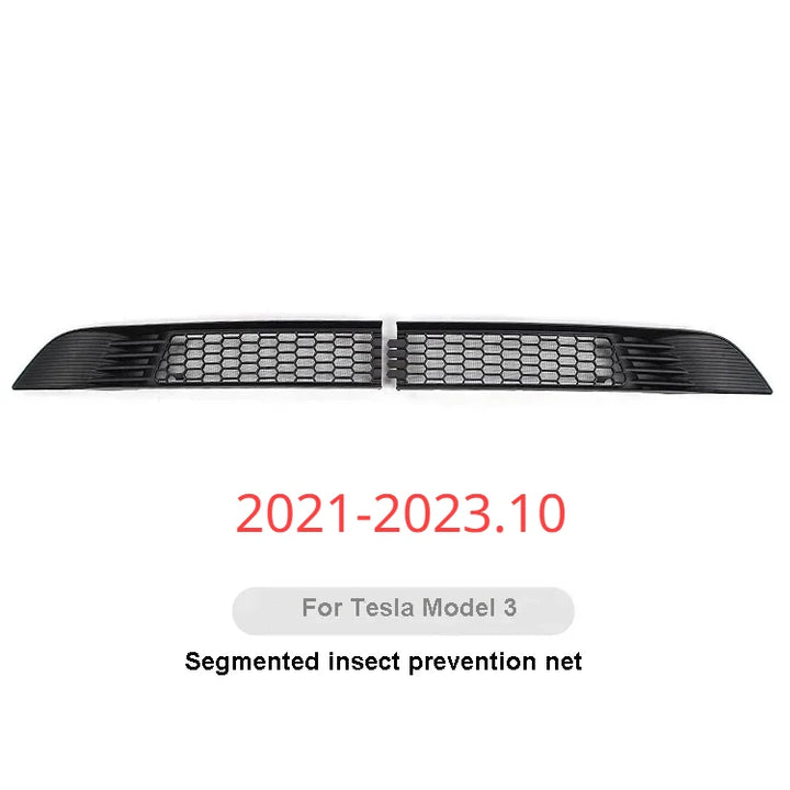 Front Air Inlet Protect Cover/Insect-Proof Net for Tesla Model Y/Model 3 is available at Ludicrous EV.
