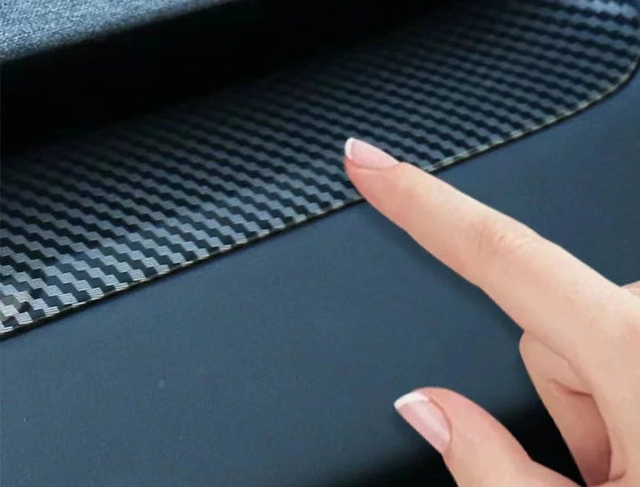 Dashboard Cover Door Trim Center Console Carbon Fiber ABS Stickers for Tesla Model 3 2023-2024 is available at Ludicrous EV.