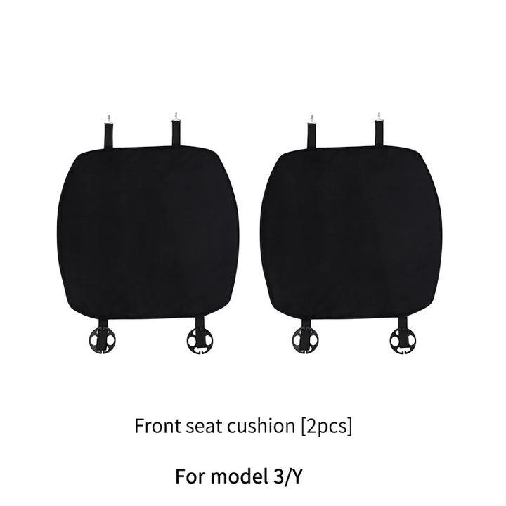 Anti-Dirt/Non-Slip Flannel Seat Cover Cushion for Tesla Model 3/Model Y is available at Ludicrous EV.
