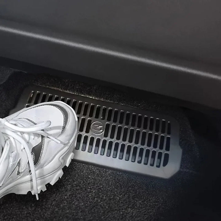 Under Seat Backseat Air Vent Protector Anti-blocking Cover for Tesla Model 3 Highland 2024 is available at Ludicrous EV.