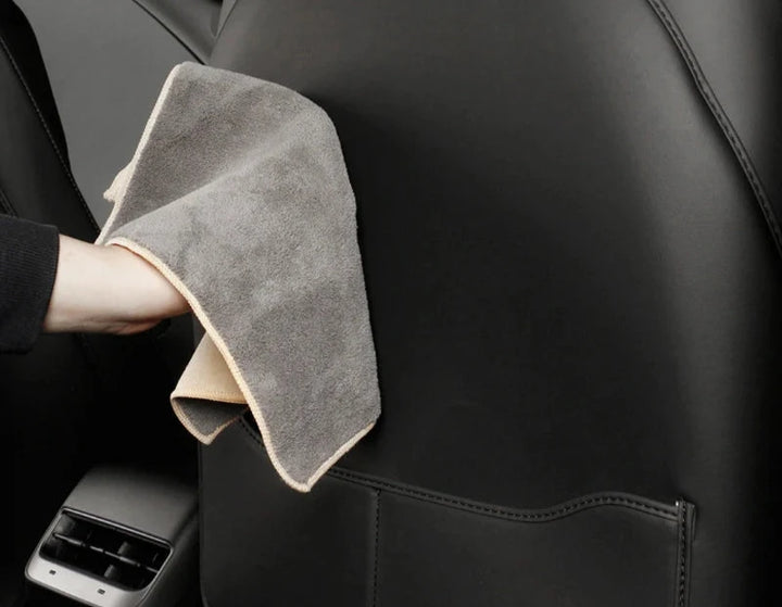 Seat Back Protector with Pocket for Tesla Model Y/3 is available at Ludicrous EV.