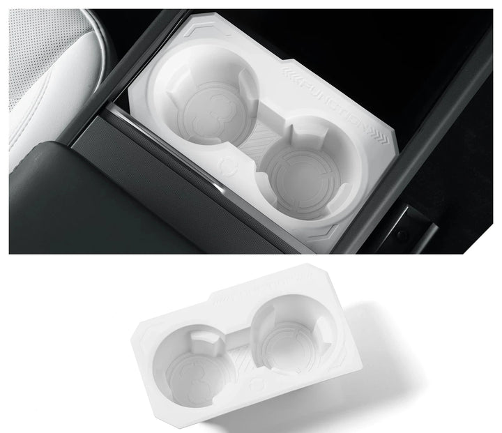 Car Interior Silicone Cup Holder Storage Box Central Control Drink Organizer for Tesla Model 3 Highland 2024 is available at Ludicrous EV.
