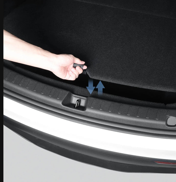 Rear Trunk Threshold Strip & Bumper Protective Cover For Tesla Model Y 2024 is available at Ludicrous EV.
