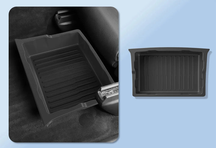 Under Seat Drawer Storage Box For Tesla Model X 2023-2024 is available at Ludicrous EV.