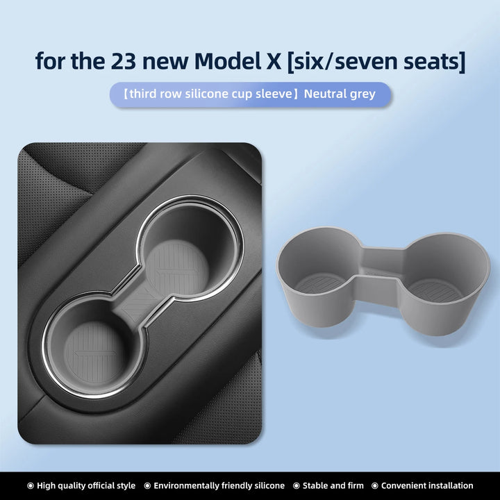 Water Cup Holder & Drinks Holder For Tesla Model X/S 2023-2024 is available at Ludicrous EV.