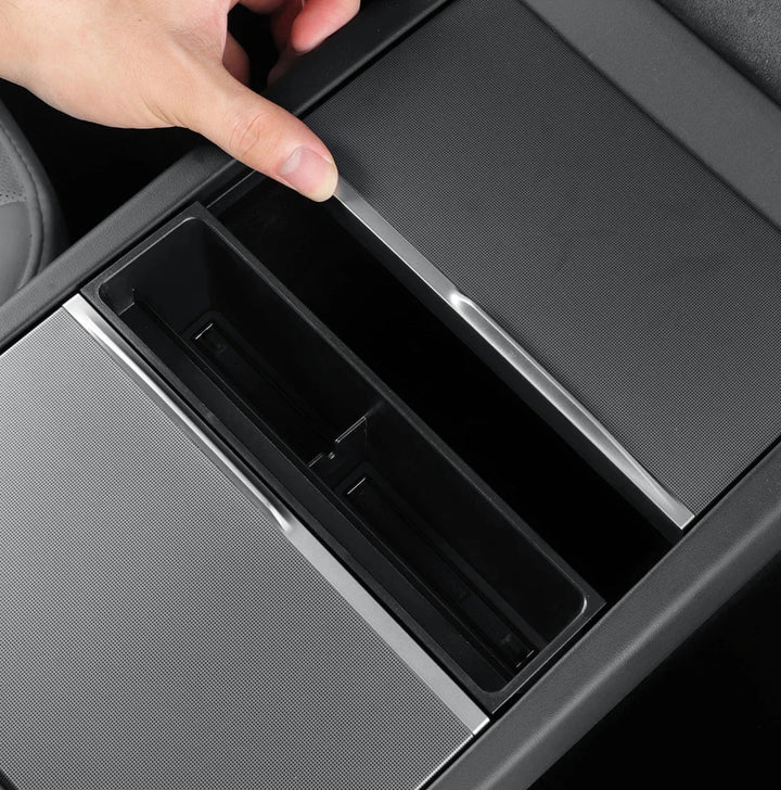 Central Control Storage Box & Organizer For Tesla Model 3 Highland 2024 is available at Ludicrous EV.