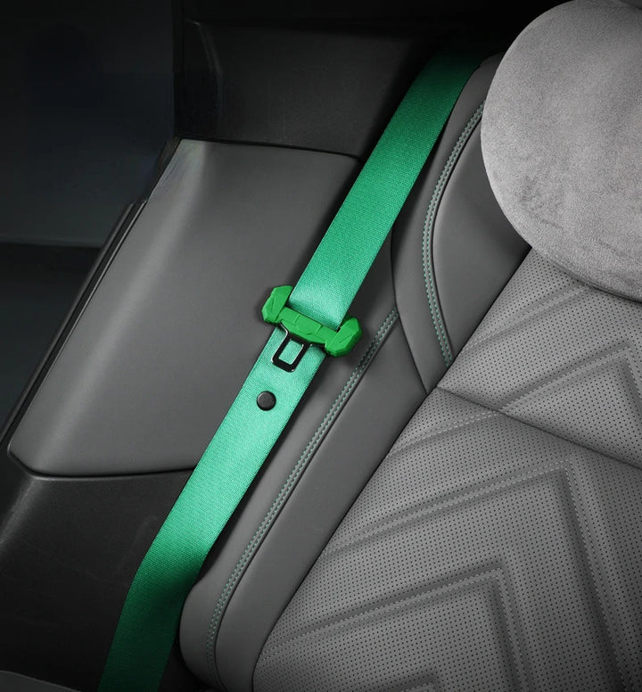 Durable Silicone Safety Belt Plug Cover Scratch-Resistant Anti-Collision Noise Reducer is available at Ludicrous EV.
