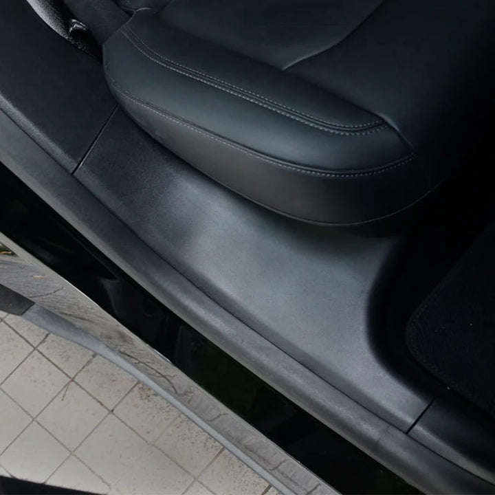 Rear Door Sill Protective Pads for Tesla Model Y is available at Ludicrous EV.