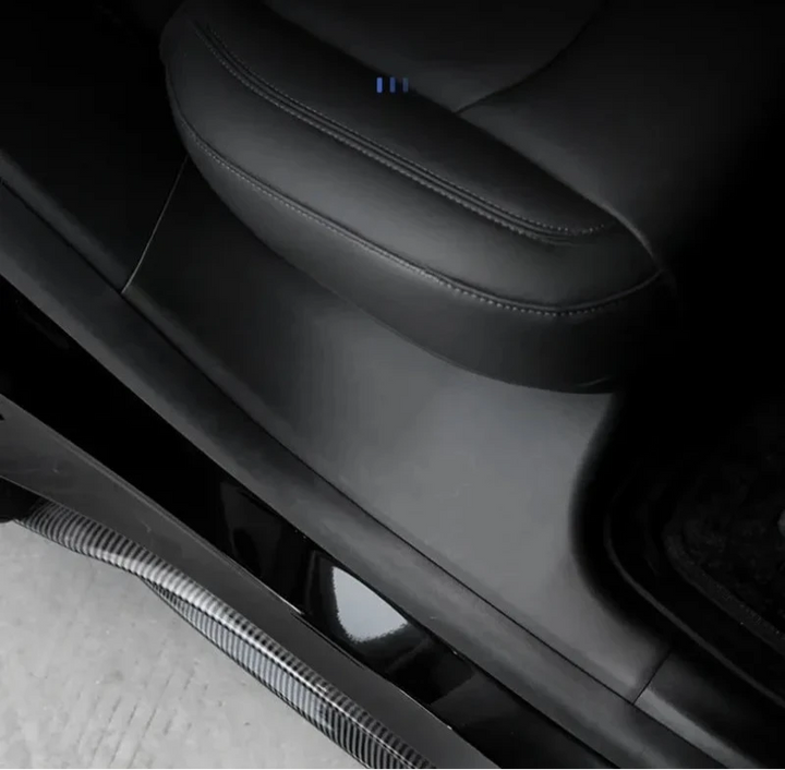 Rear Door Sill Protective Pads for Tesla Model Y is available at Ludicrous EV.