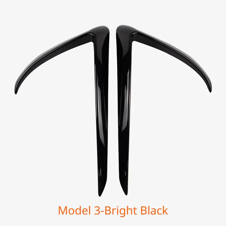 Front Bumper Wind Knife & Fog Lamp Trim for Tesla Model 3/Model Y (2017-2023) is available at Ludicrous EV.
