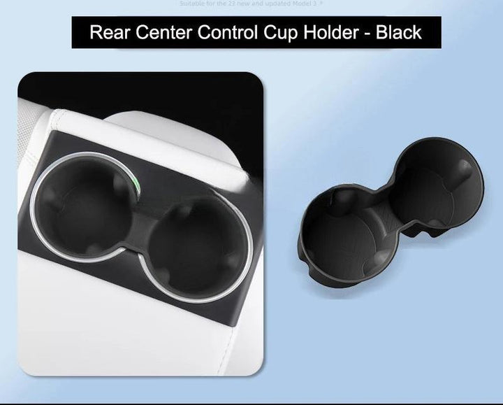 Front Rear Cup Holder Coaster for Tesla Model 3 Highland 2023-2024 is available at Ludicrous EV.