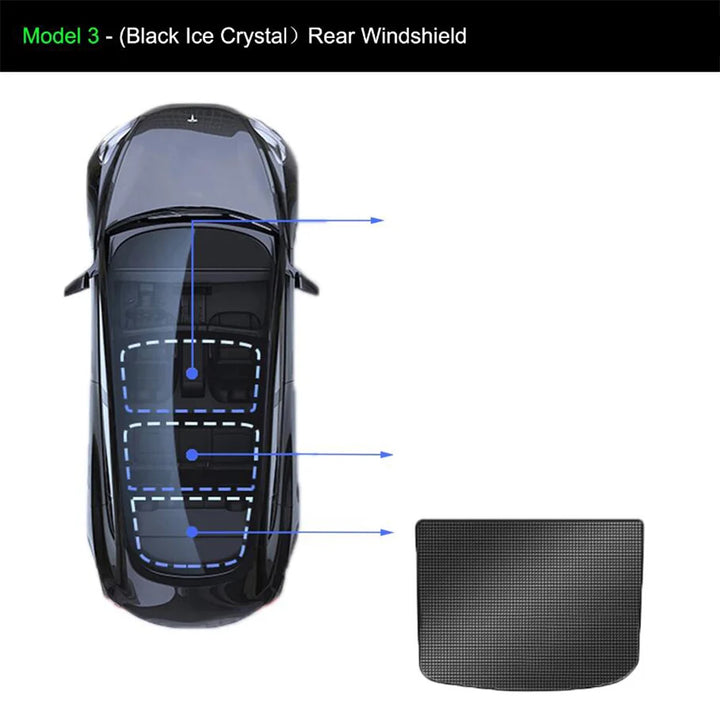 Privacy Sun Shade for Tesla Model 3 Y Custom-Fit Car Side Window Sunshade Blind Shading for Camping Hiking Rest Accessories is available at Ludicrous EV.