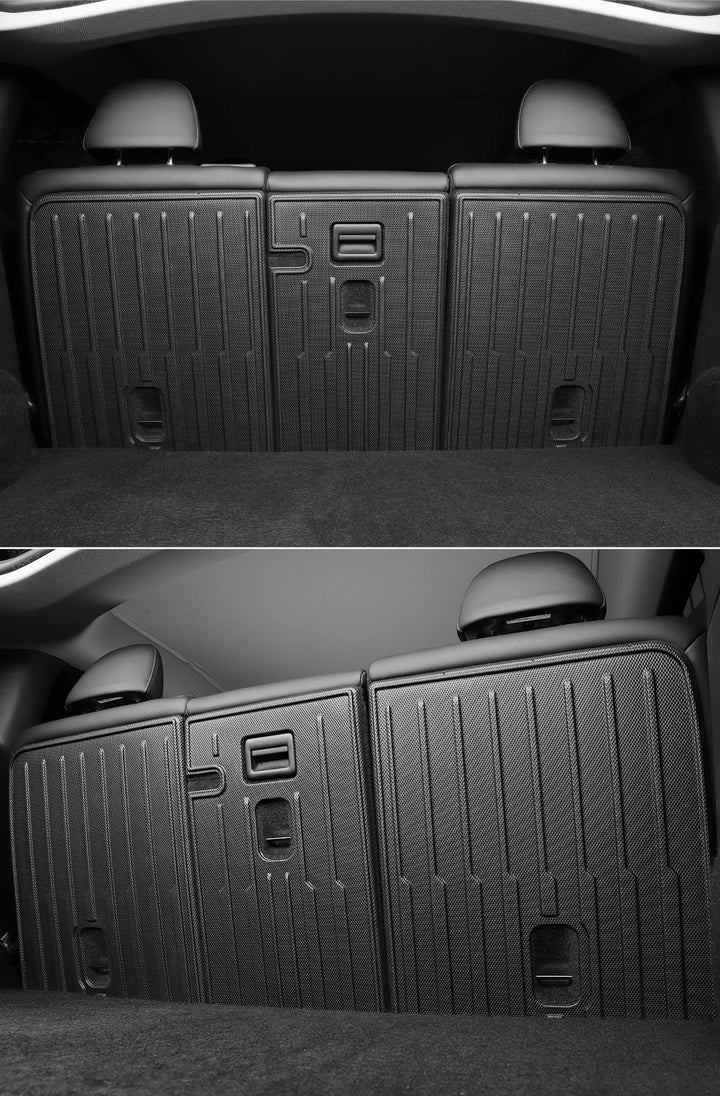 Rear Seat Backrest Protective Pad & Trunk Mat For Tesla Model Y 2021-2024 is available at Ludicrous EV.
