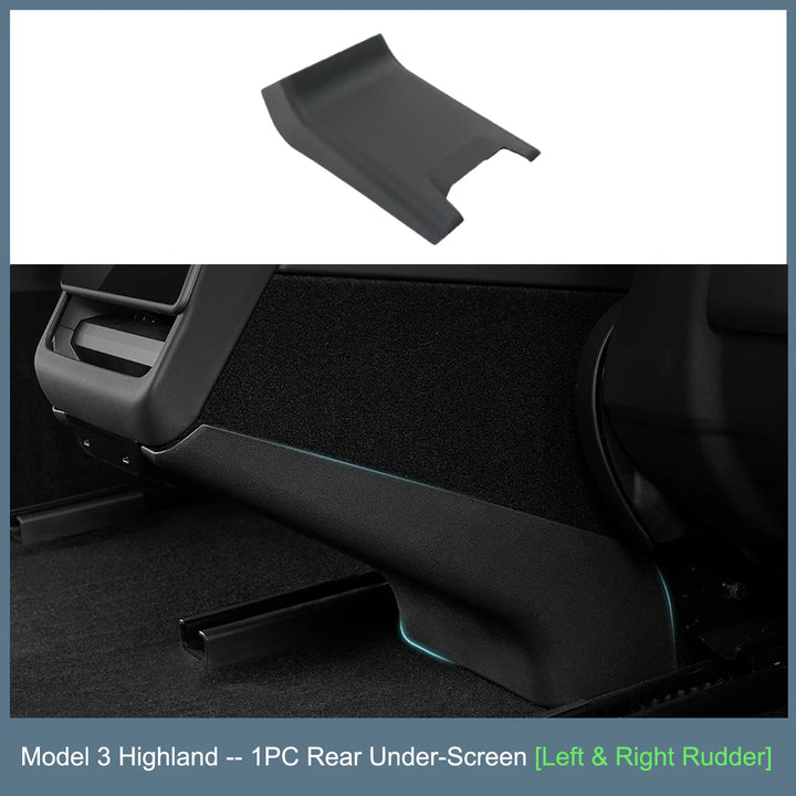 Front Rear Seat Slide Rails Protector Cover for Tesla Model Y 2021-2024 is available at Ludicrous EV.