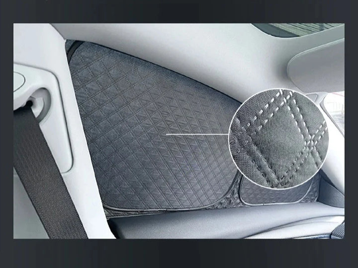 Windshield Sunshade Cover Side Window Blind Shading for Tesla Model Y 2024 is available at Ludicrous EV.