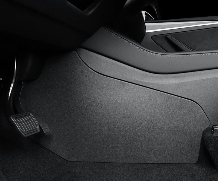 TPE Anti-Dirty Rear Seat Kick Mat for Tesla Model Y is available at Ludicrous EV.