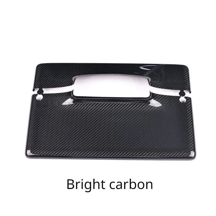 Carbon Fiber Screen Back Cover for Tesla Model Y/3/3+ Highland 2024 is available at Ludicrous EV.