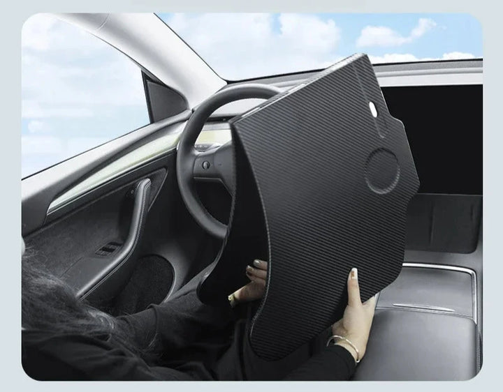 Portable Folding Steering Wheel Desk for Tesla Model 3/Model Y Highland 2024 is available at Ludicrous EV.
