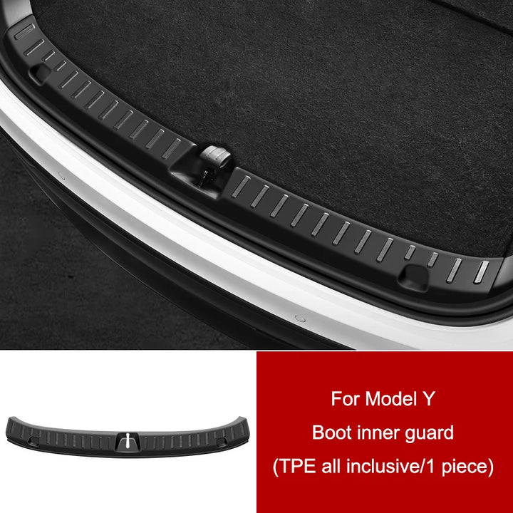 TPE Trunk Door Sill Protector Guard for Tesla Model 3/Y 2017-2022 is available at Ludicrous EV.