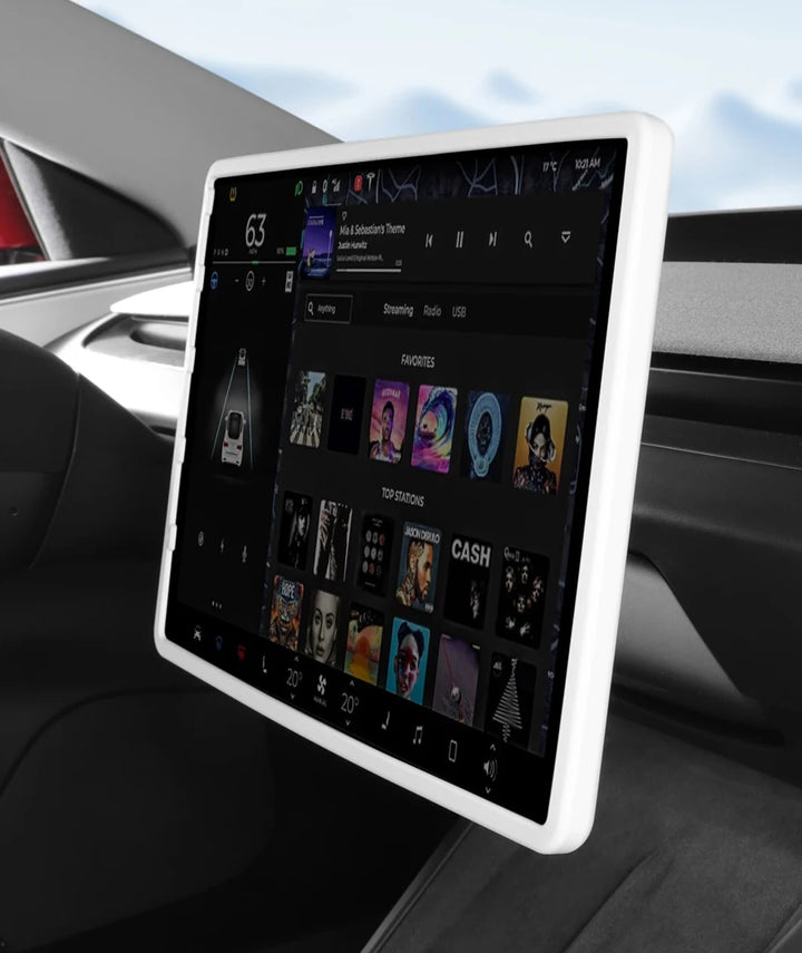 Silicone Cover for Central Control Display - Tesla Model 3 Highland 2024 is available at Ludicrous EV.
