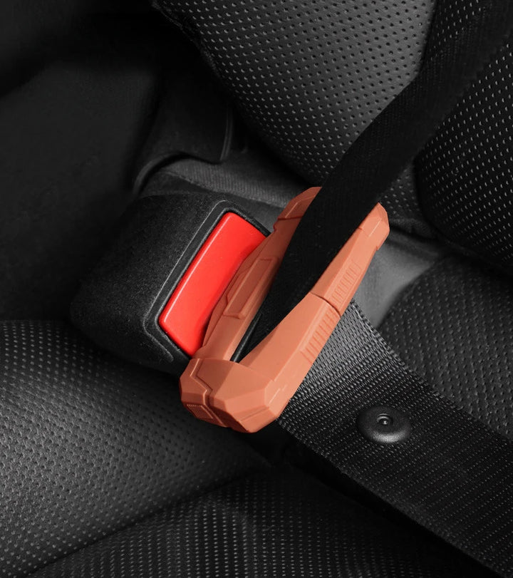 Durable Silicone Safety Belt Plug Cover Scratch-Resistant Anti-Collision Noise Reducer is available at Ludicrous EV.
