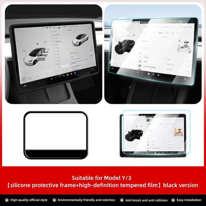Central Control Navigation Screen Protector for Tesla Model 3/Y is available at Ludicrous EV.
