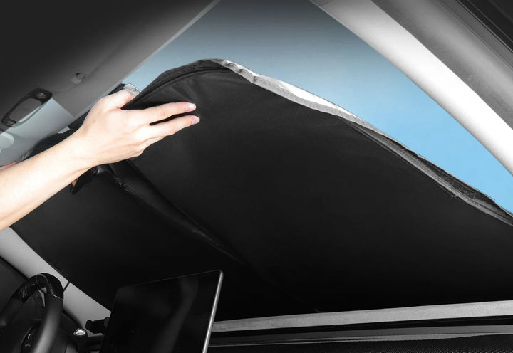 Side Window Sunshade Net & Privacy Sun Shade For Tesla Model 3/Y is available at Ludicrous EV.