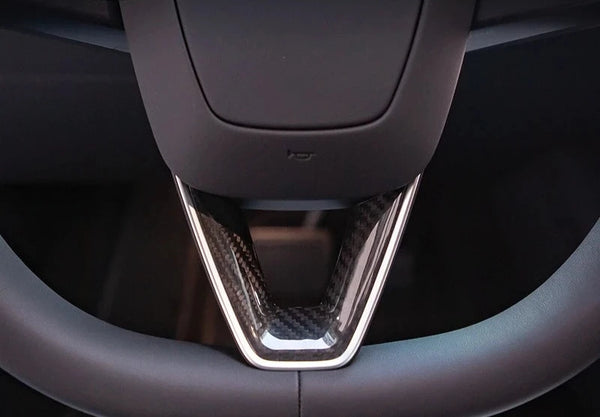 Steering Wheel U-shaped Protective Cover for Tesla Model 3+ Highland is available at Ludicrous EV.