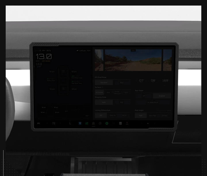 Silicone Cover for Central Control Display For Tesla Cybertruck 2024 is available at Ludicrous EV.