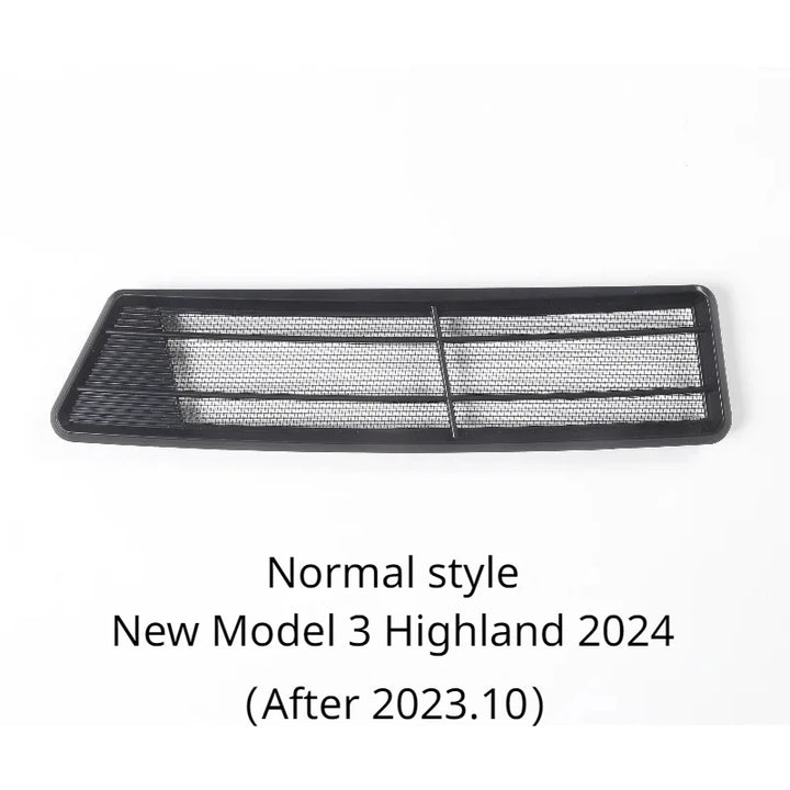 Air Inlet Protection Cover, Insect-Proof Net for Front Trunk Air Intake for Tesla Model 3/Model Y is available at Ludicrous EV.
