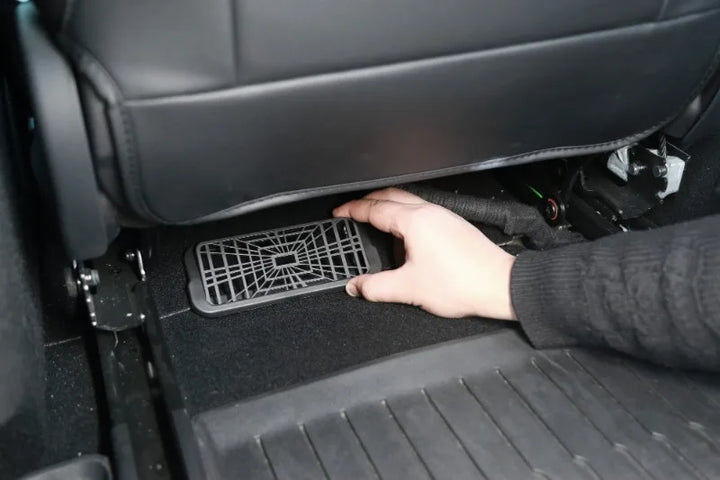 PLAID Version Under Seat Air Outlet Cover for Tesla Model 3 Highland 2024 is available at Ludicrous EV.