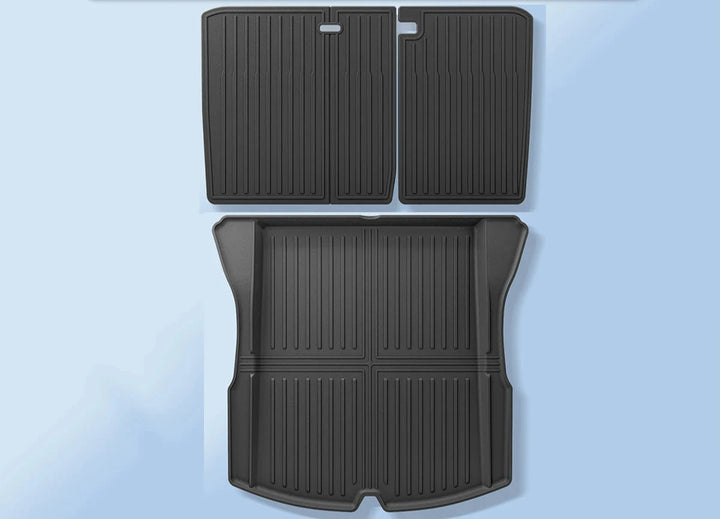 TPE Waterproof Floor Mats & Foot Pad Set For Tesla Model 3 Highland 2024 is available at Ludicrous EV.
