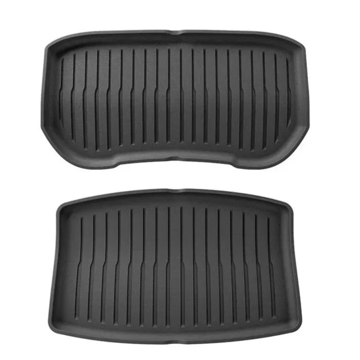 TPE Trunk Floor Mats for Tesla Model 3 Highland (2024+) is available at Ludicrous EV.