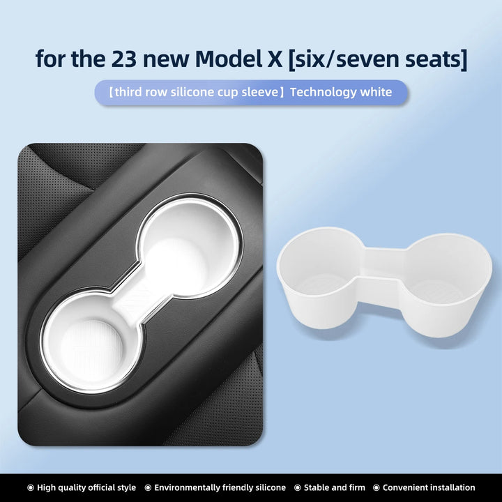 Water Cup Holder & Drinks Holder For Tesla Model X/S 2023-2024 is available at Ludicrous EV.